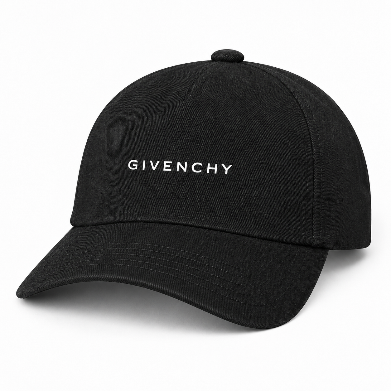 Givenchy Dad Baseball Cap Hat in Black — alternate three-quarter view