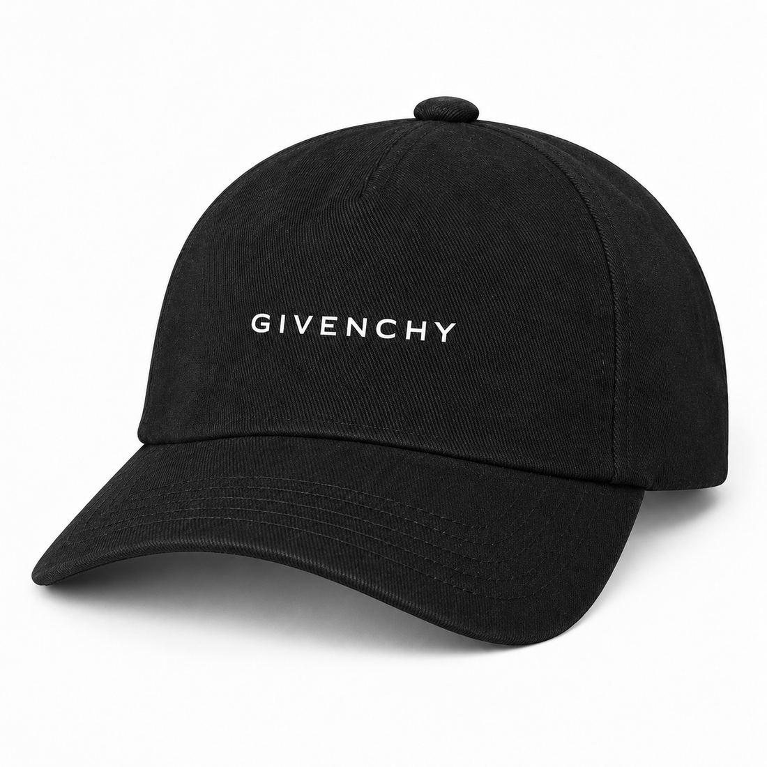 Givenchy Dad Baseball Cap Hat in Black — alternate three-quarter view