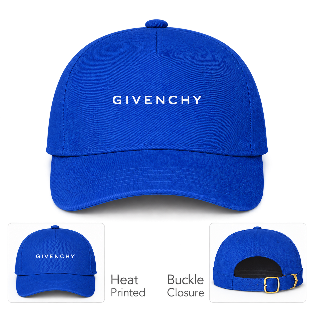 Givenchy Dad Baseball Cap Hat in Blue — hero view