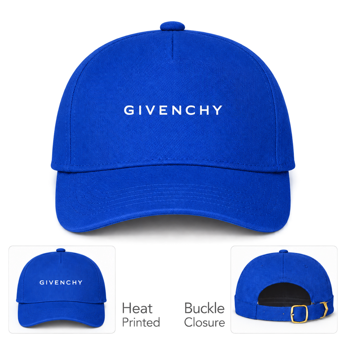 Givenchy Dad Baseball Cap Hat in Blue — hero view