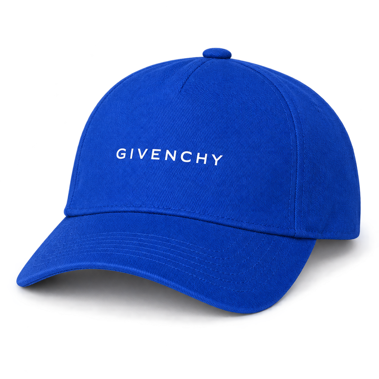 Givenchy Dad Baseball Cap Hat in Blue — alternate three-quarter view