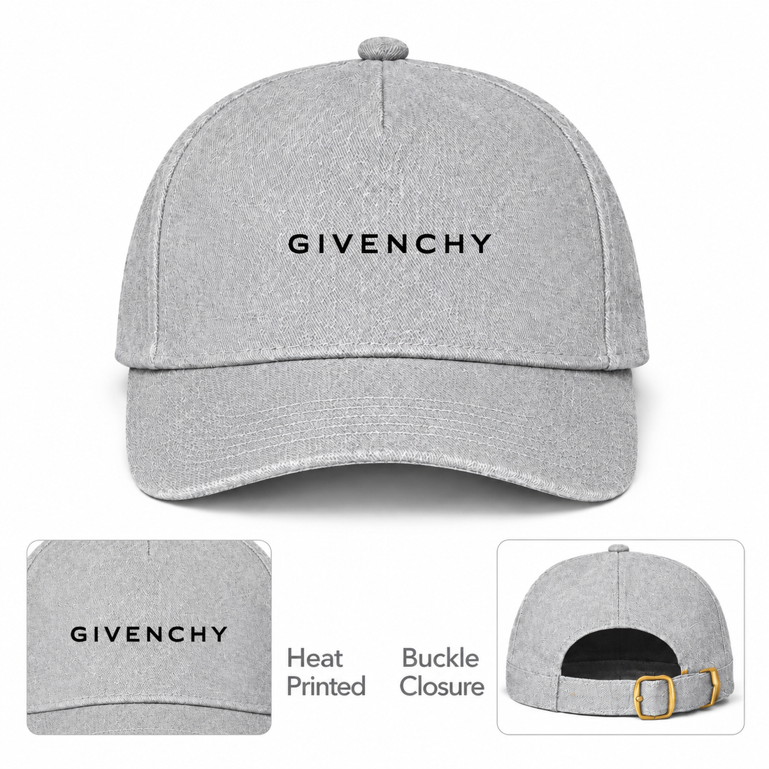 Givenchy Dad Baseball Cap Hat in Grey — hero view