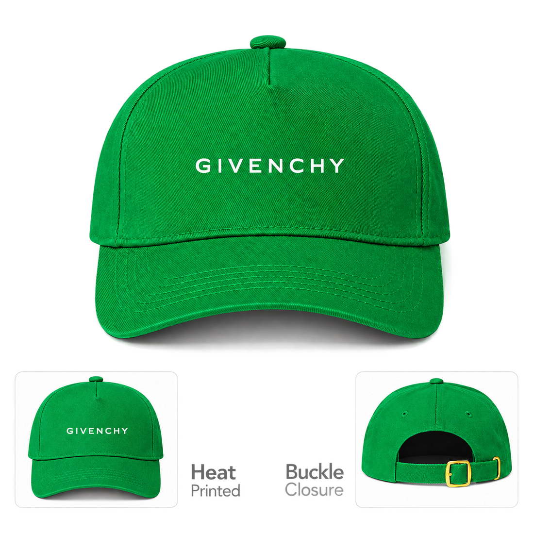 Givenchy Dad Baseball Cap Hat in Kelly Green — hero view