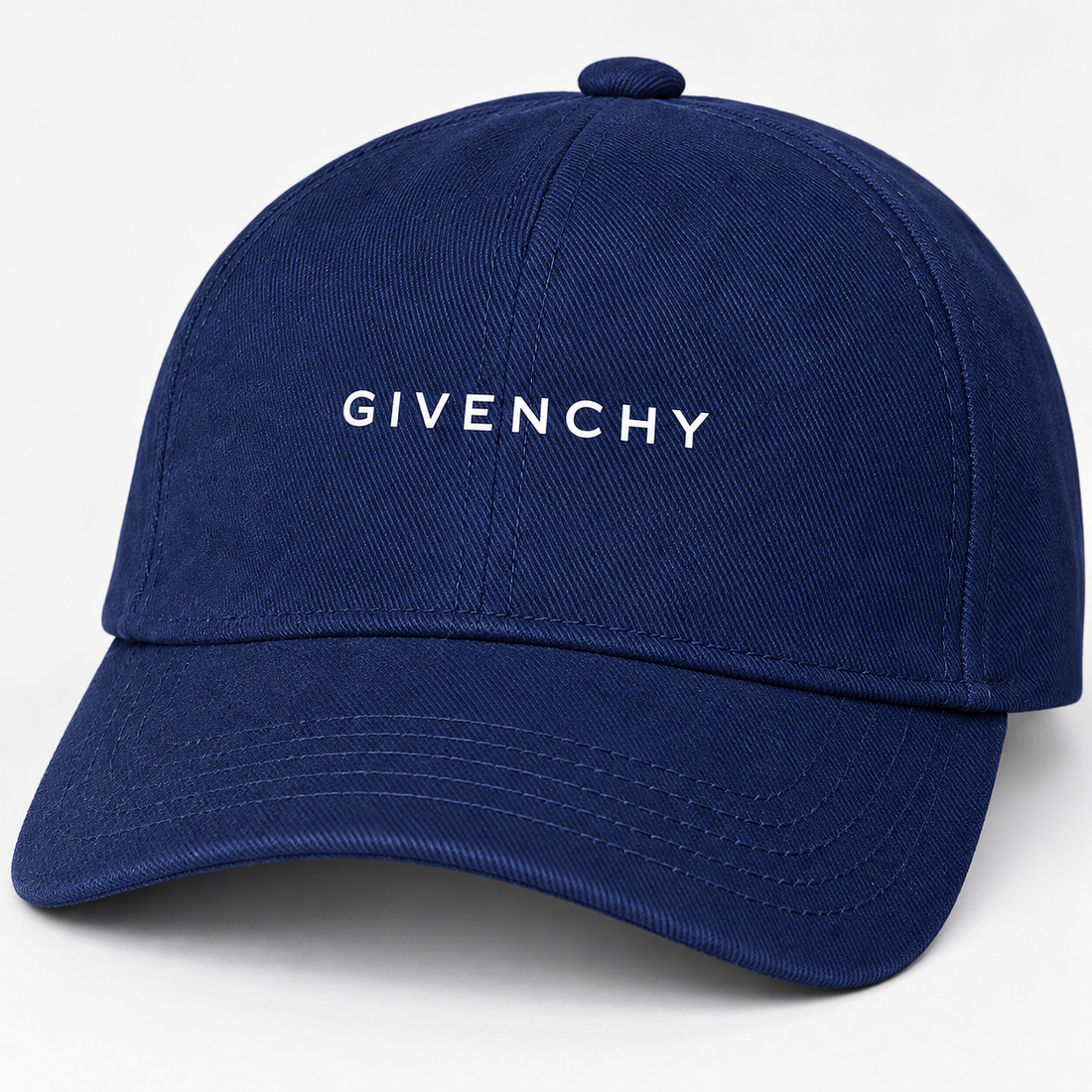 Givenchy Dad Baseball Cap Hat in Navy — detail view