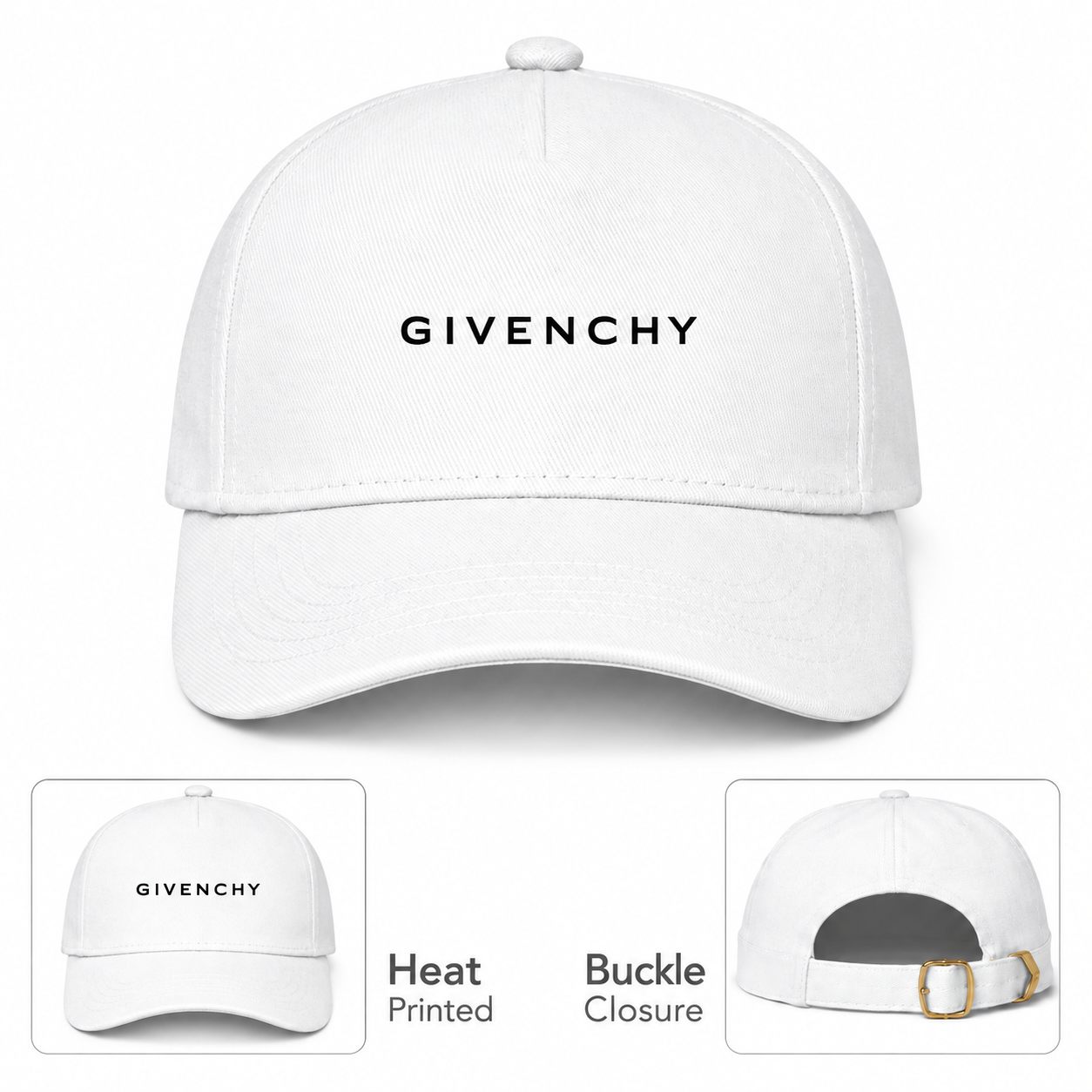 Givenchy Dad Baseball Cap Hat in White — hero view