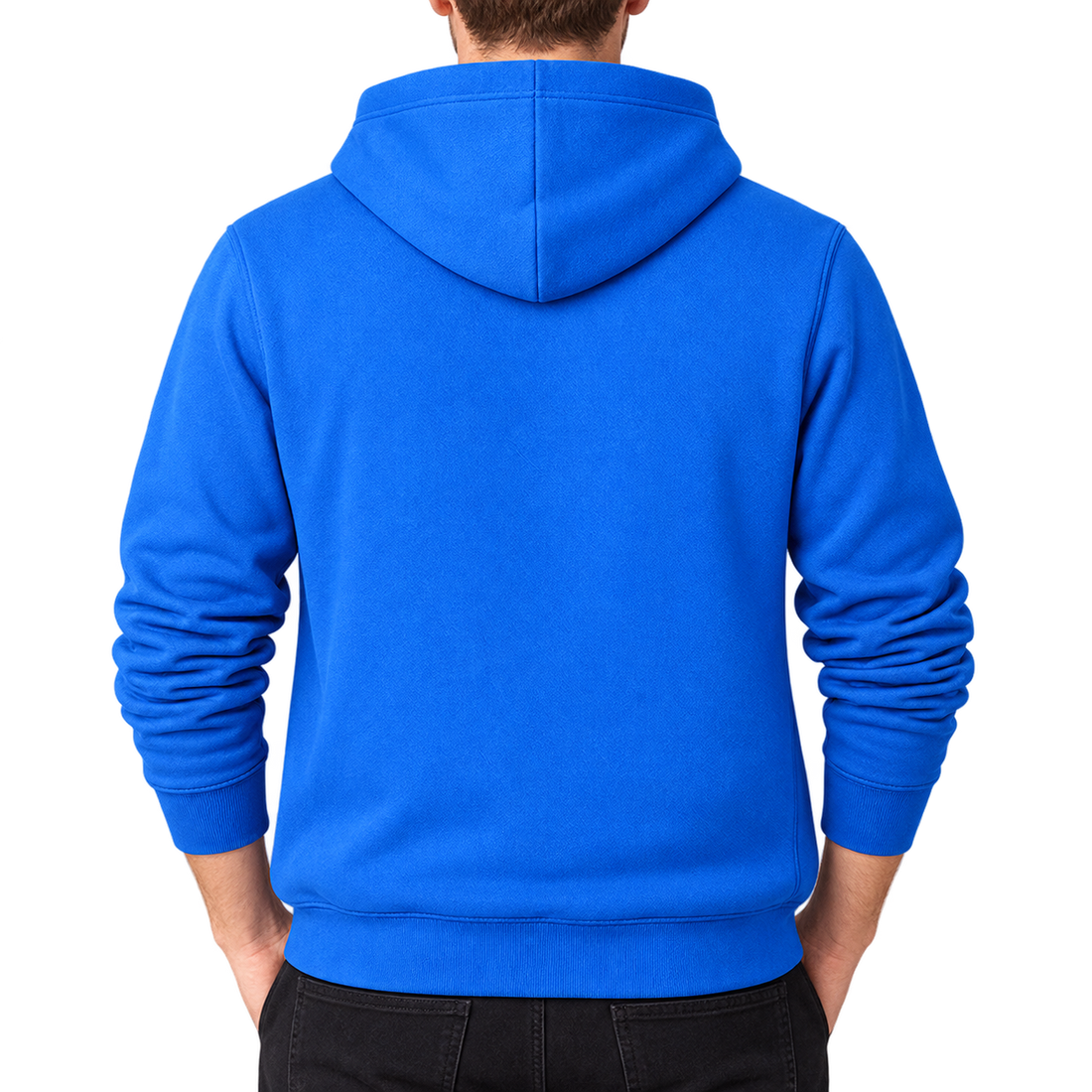 Men's Givenchy Pullover Hoodie in Azure — back view