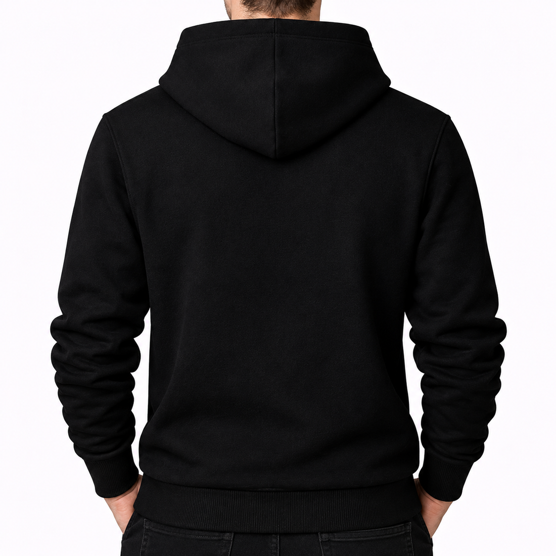 Men's Givenchy Pullover Hoodie in Black — back view
