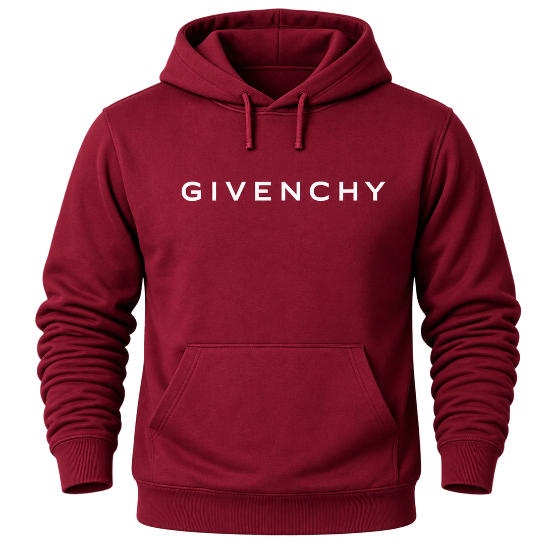Men's Givenchy Pullover Hoodie in Burgundy — hero view