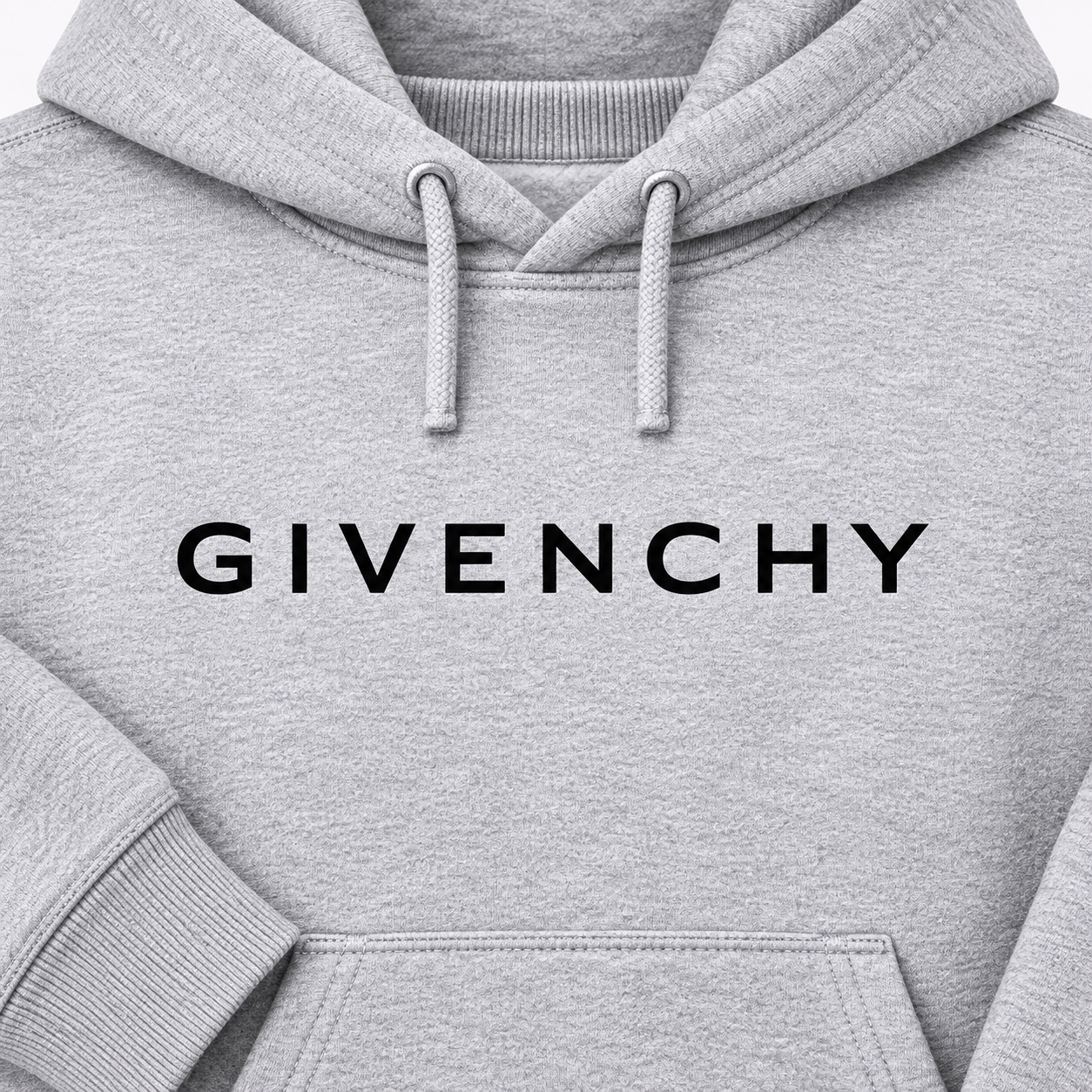 Men's Givenchy Pullover Hoodie in Grey — detail view