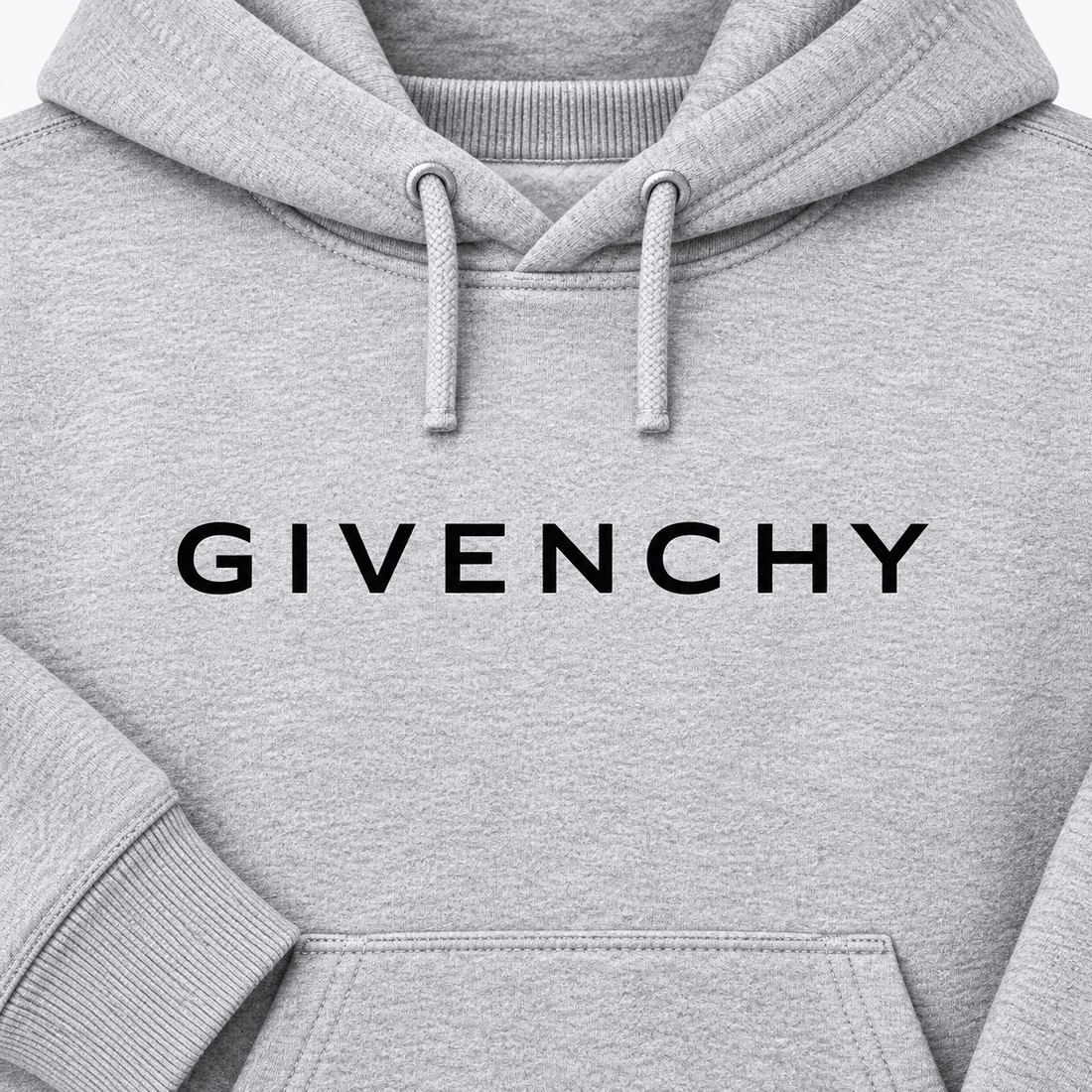 Men's Givenchy Pullover Hoodie in Grey — detail view