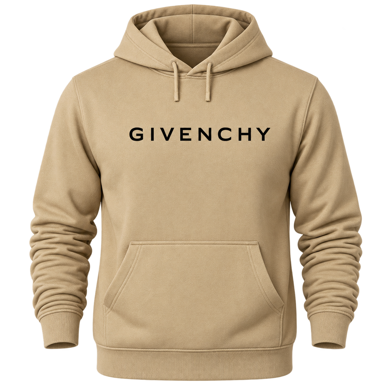 Men's Givenchy Pullover Hoodie in Khaki — hero view