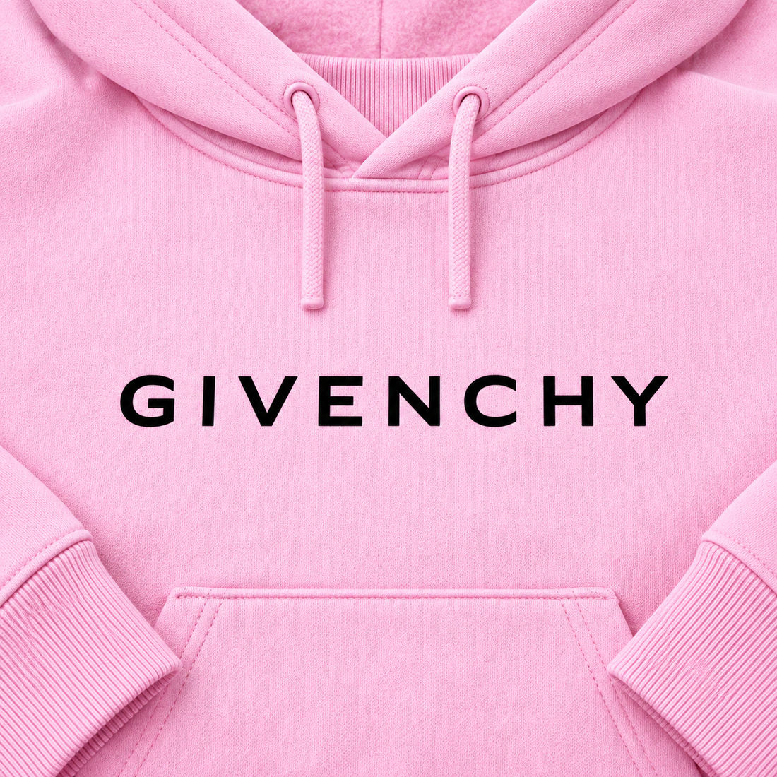 Men's Givenchy Pullover Hoodie in Light Pink — detail view
