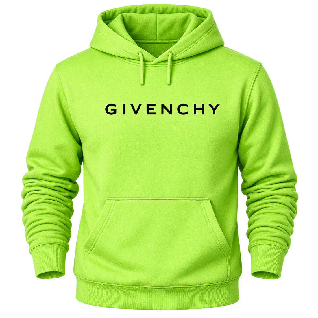 Men's Givenchy Pullover Hoodie in Lime Green — hero view