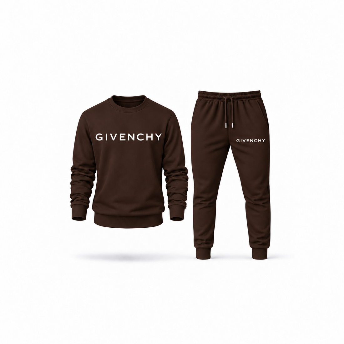 Men's Givenchy Sweatshirt Joggers Set | Color: Brown | Main