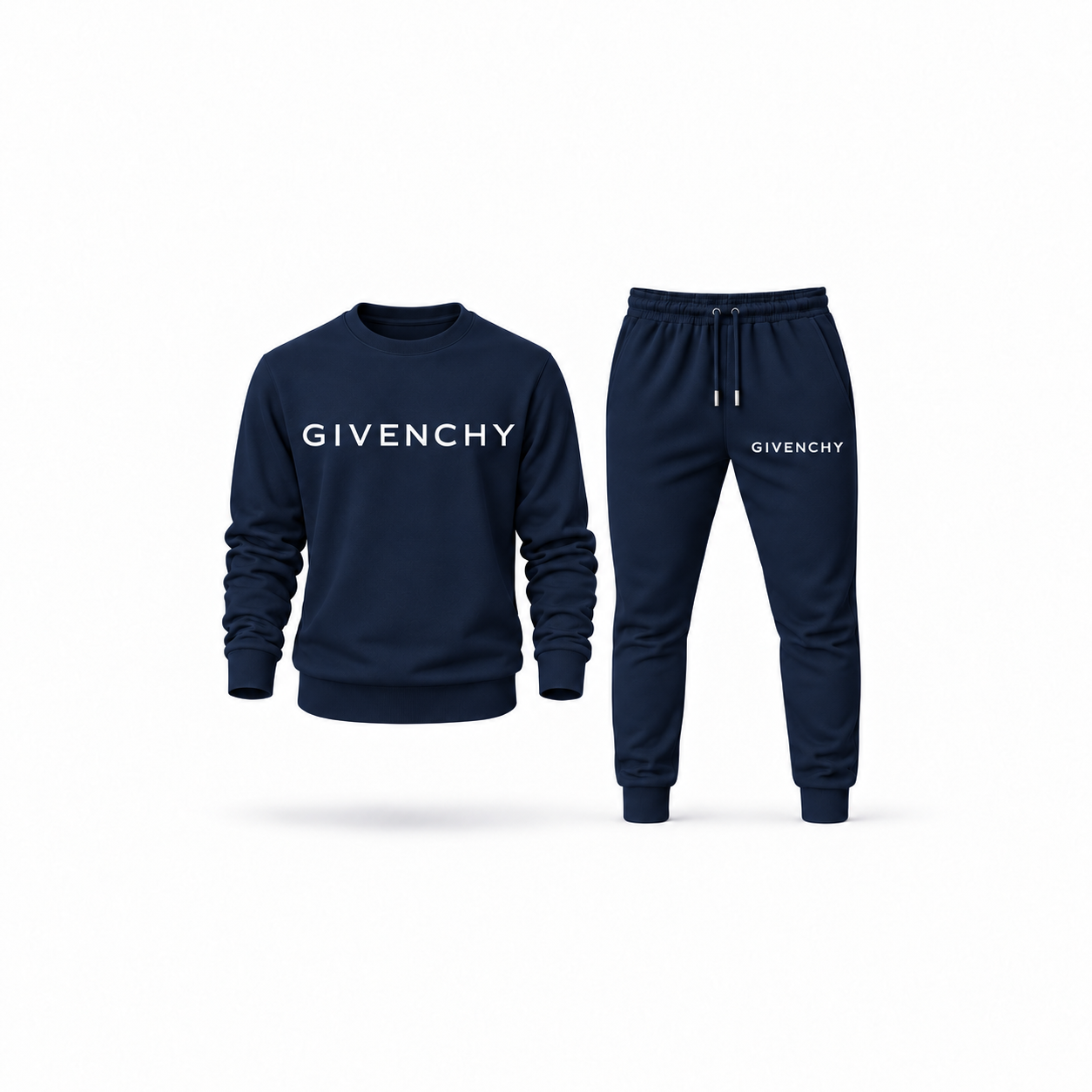 Men's Givenchy Sweatshirt Joggers Set | Color: Navy | Main