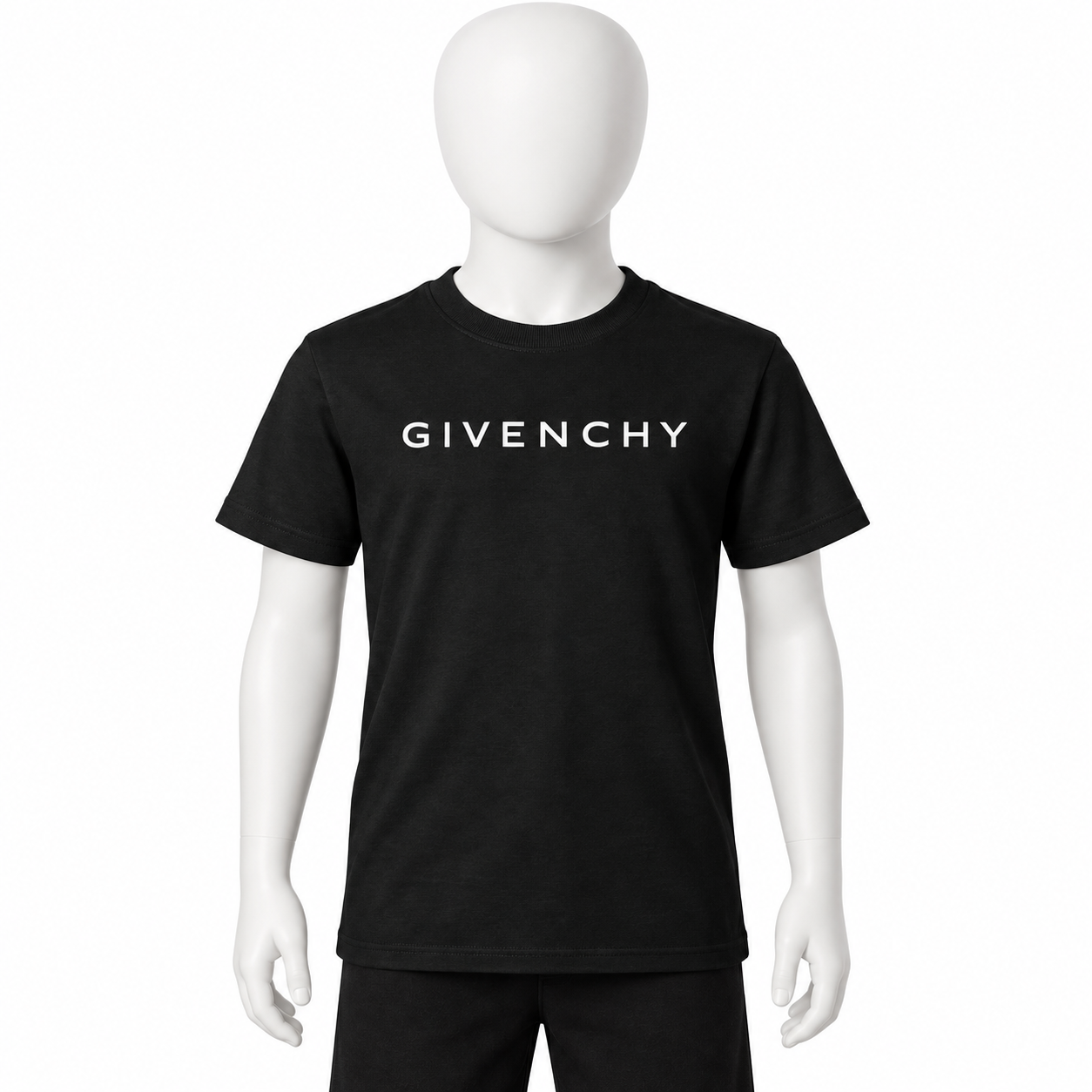 Youth Kids Givenchy Cotton T-Shirt in Black — hero view