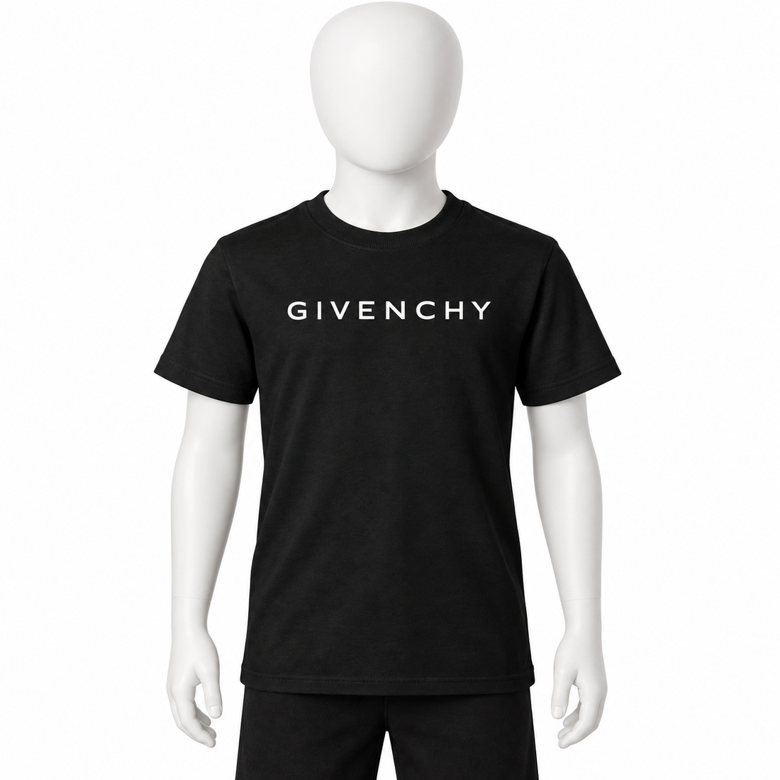 Youth Kids Givenchy Cotton T-Shirt in Black — hero view