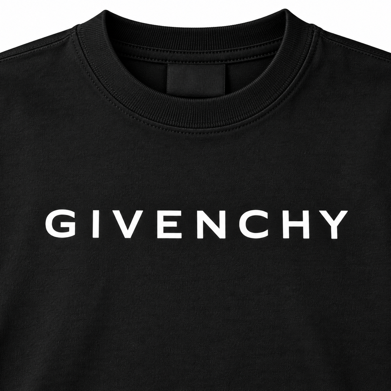 Youth Kids Givenchy Cotton T-Shirt in Black — detail view