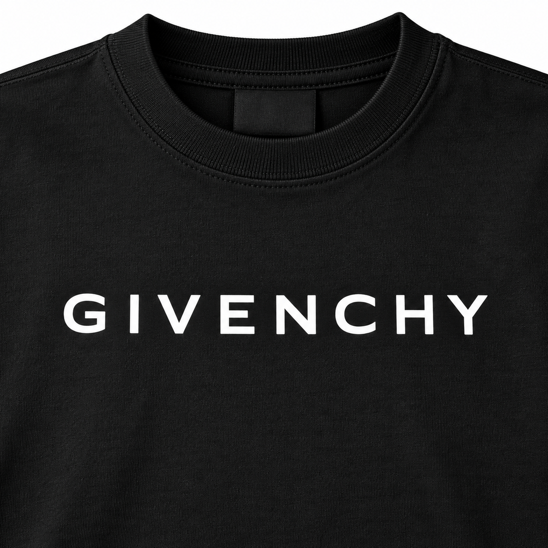 Youth Kids Givenchy Cotton T-Shirt in Black — detail view