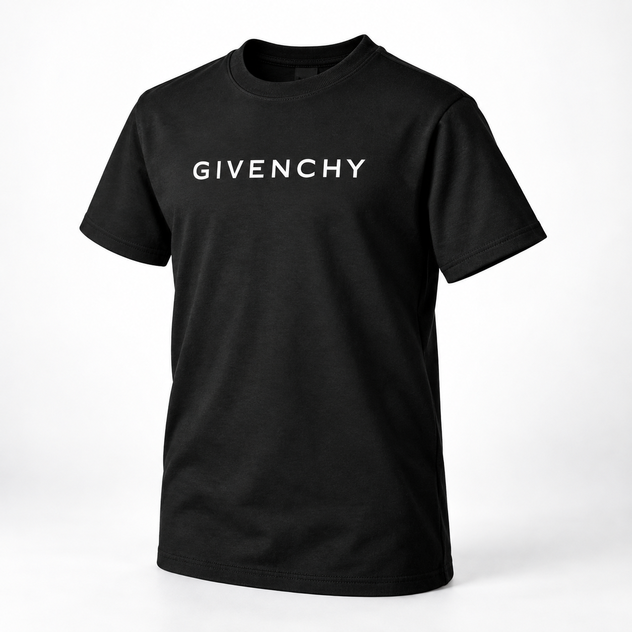 Youth Kids Givenchy Cotton T-Shirt in Black — alternate three-quarter view