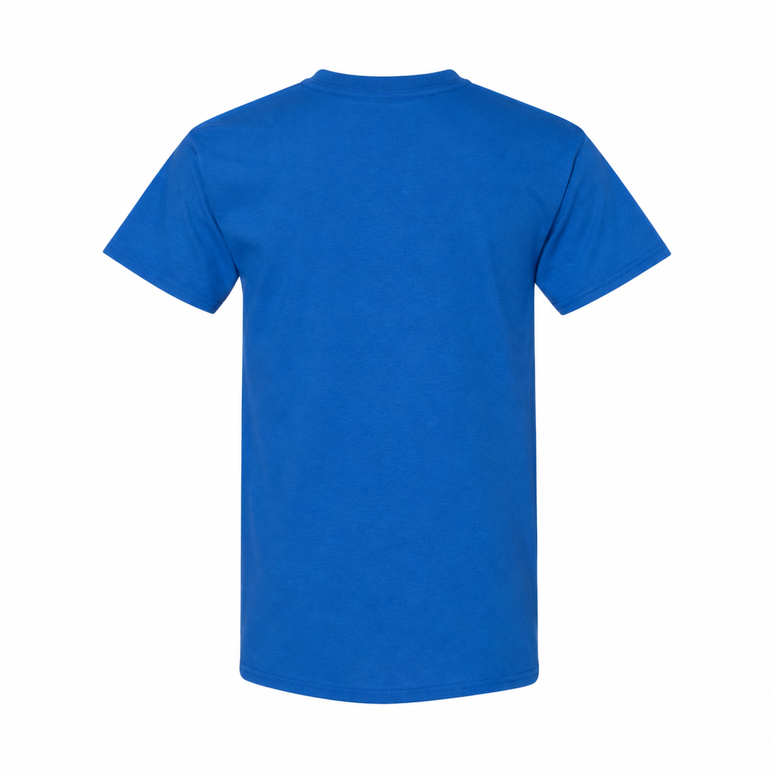 Youth Kids Givenchy Cotton T-Shirt in Blue — back view