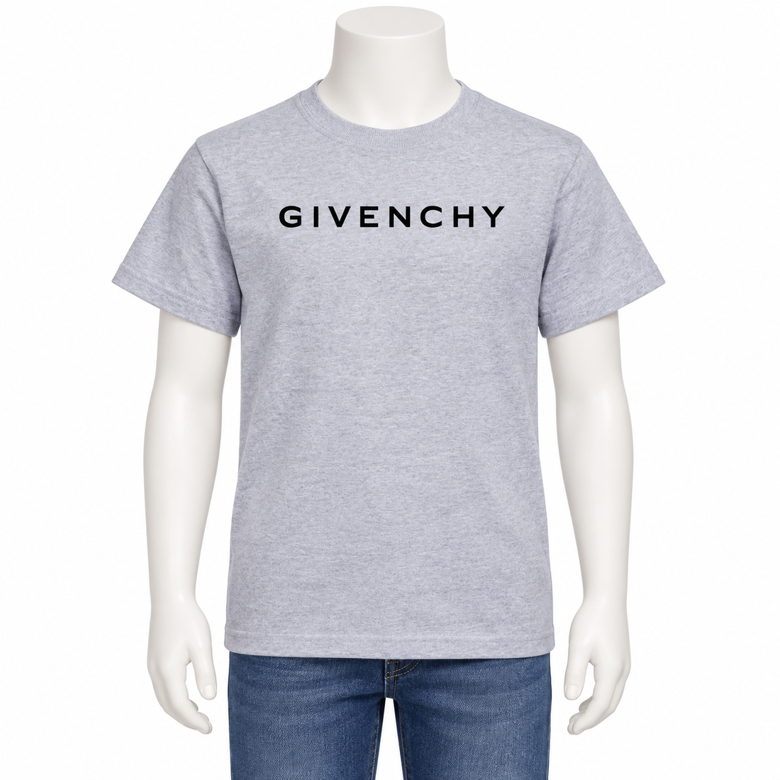 Youth Kids Givenchy Cotton T-Shirt in Grey — hero view