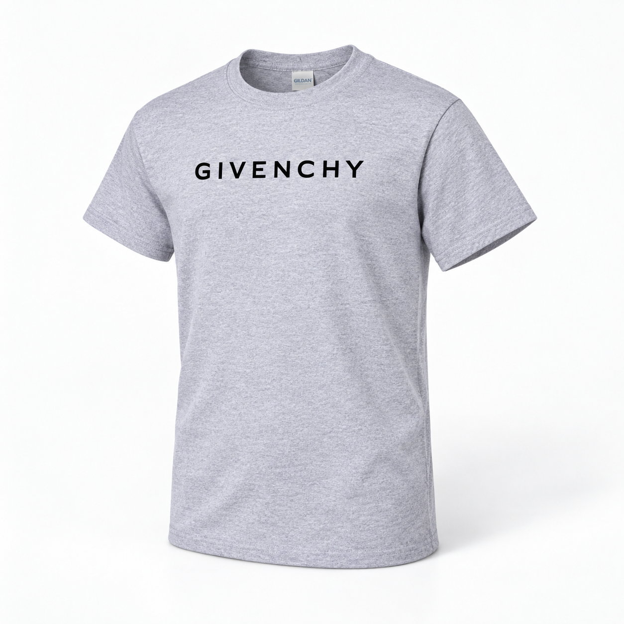 Youth Kids Givenchy Cotton T-Shirt in Grey — alternate three-quarter view
