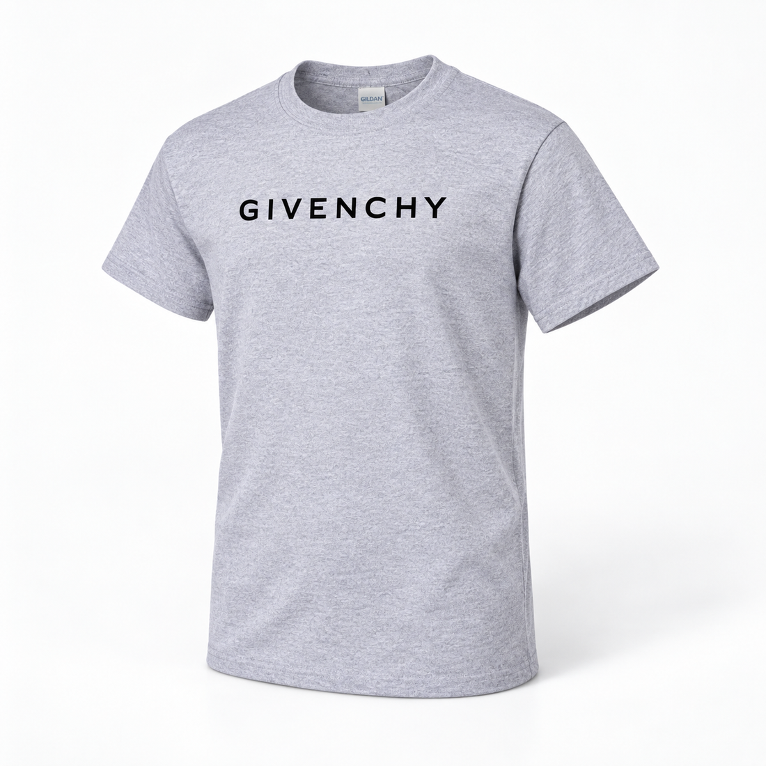 Youth Kids Givenchy Cotton T-Shirt in Grey — alternate three-quarter view