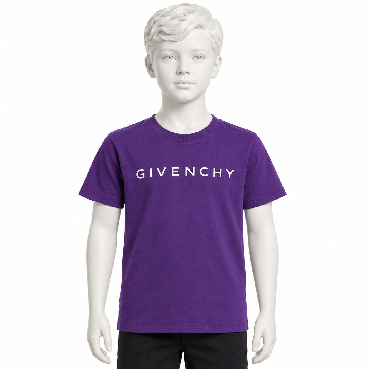 Youth Kids Givenchy Cotton T-Shirt in Purple — hero view