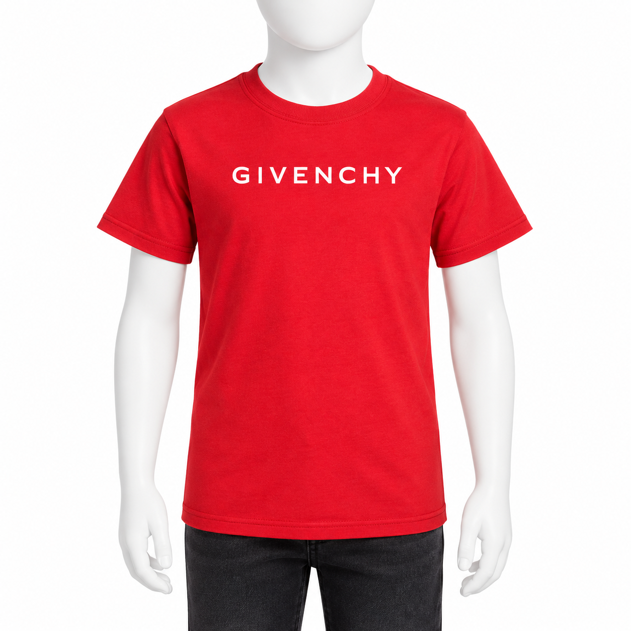 Youth Kids Givenchy Cotton T-Shirt in Red — hero view