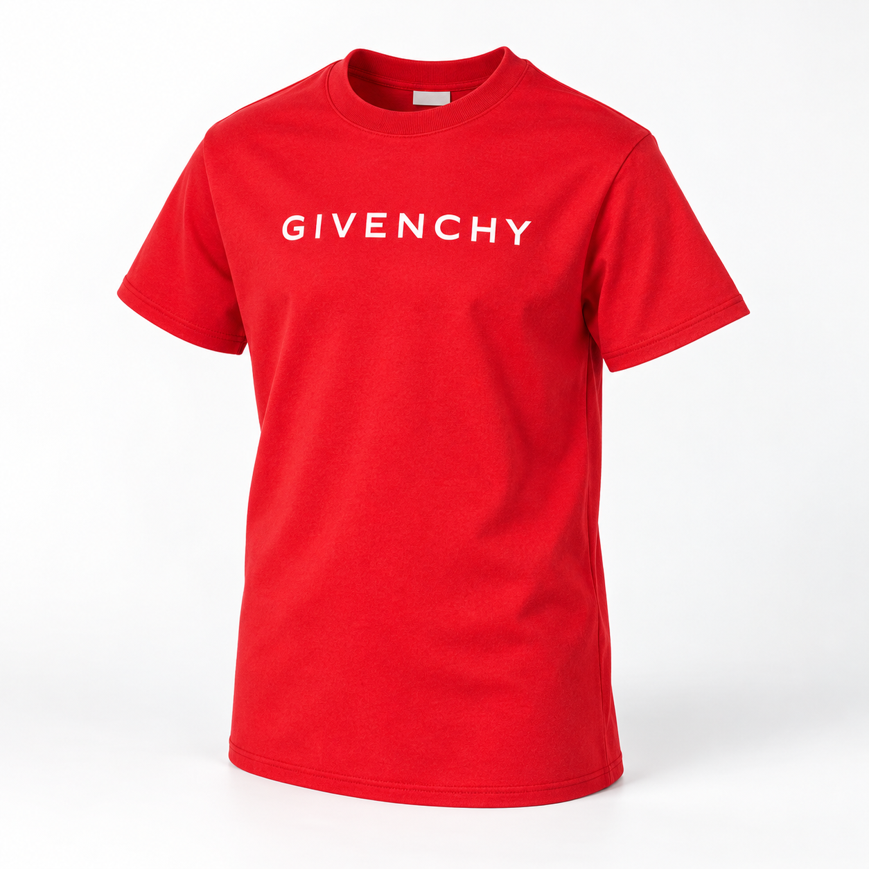 Youth Kids Givenchy Cotton T-Shirt in Red — alternate three-quarter view