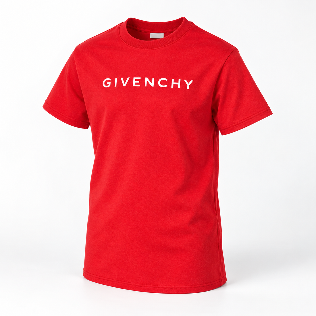 Youth Kids Givenchy Cotton T-Shirt in Red — alternate three-quarter view