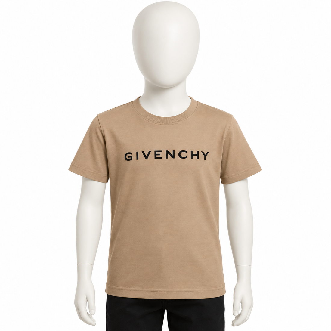 Youth Kids Givenchy Cotton T-Shirt in Tan — hero view