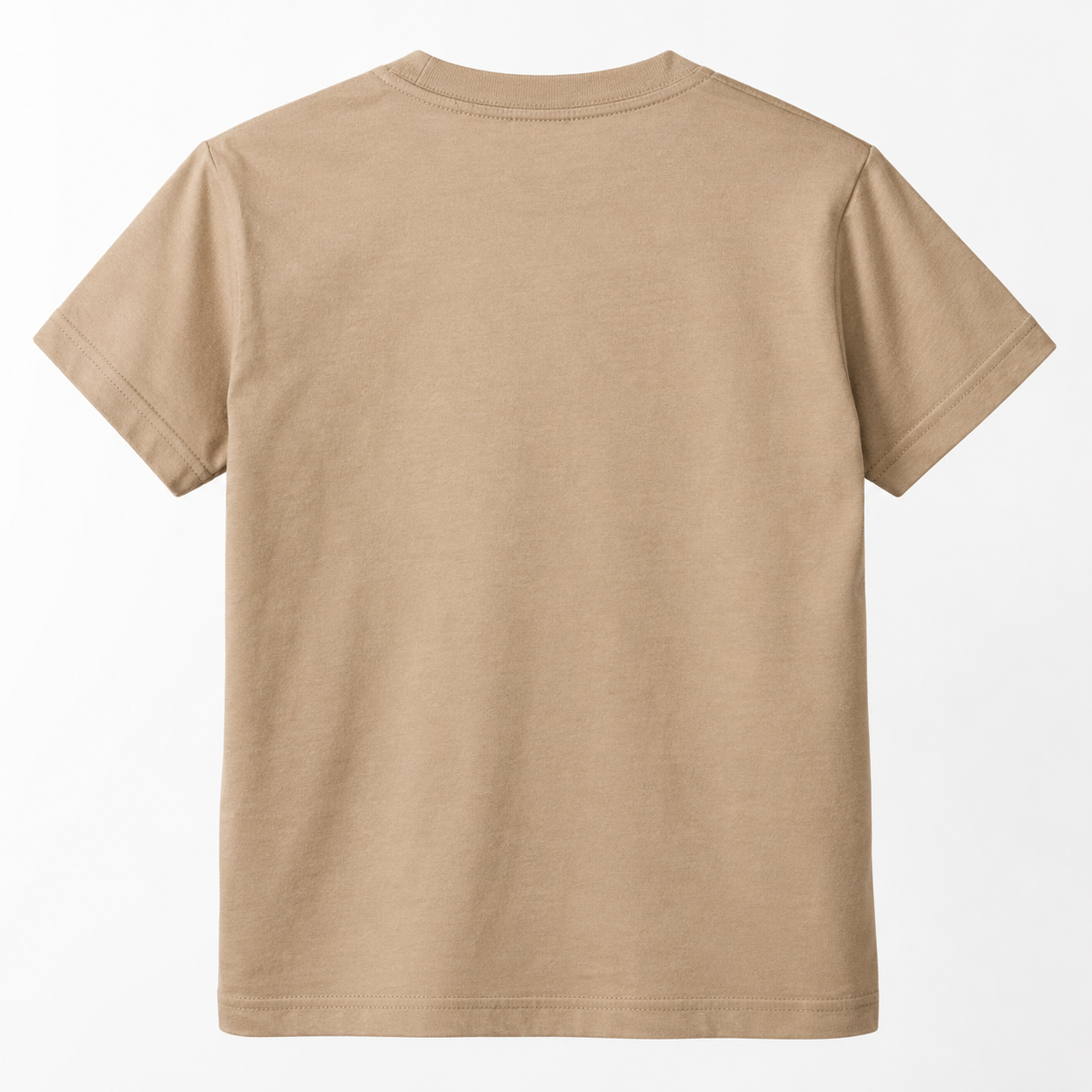 Youth Kids Givenchy Cotton T-Shirt in Tan — back view