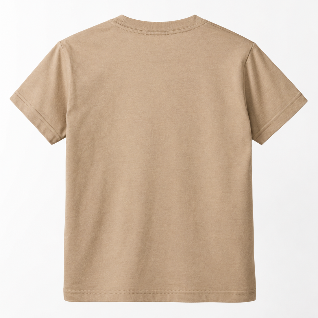 Youth Kids Givenchy Cotton T-Shirt in Tan — back view