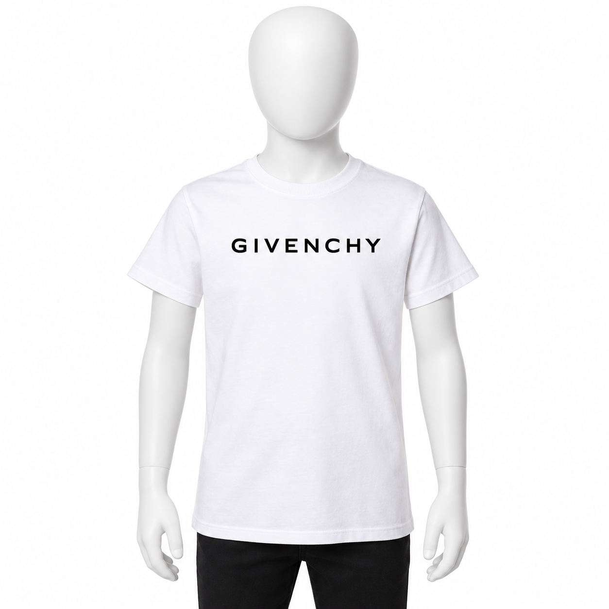 Youth Kids Givenchy Cotton T-Shirt in White — hero view
