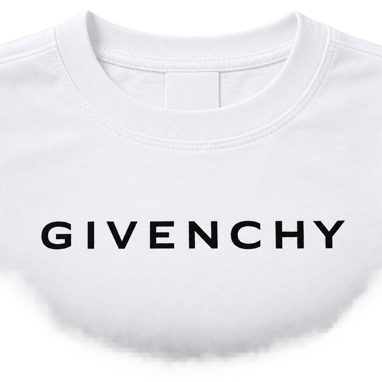 Youth Kids Givenchy Cotton T-Shirt in White — detail view