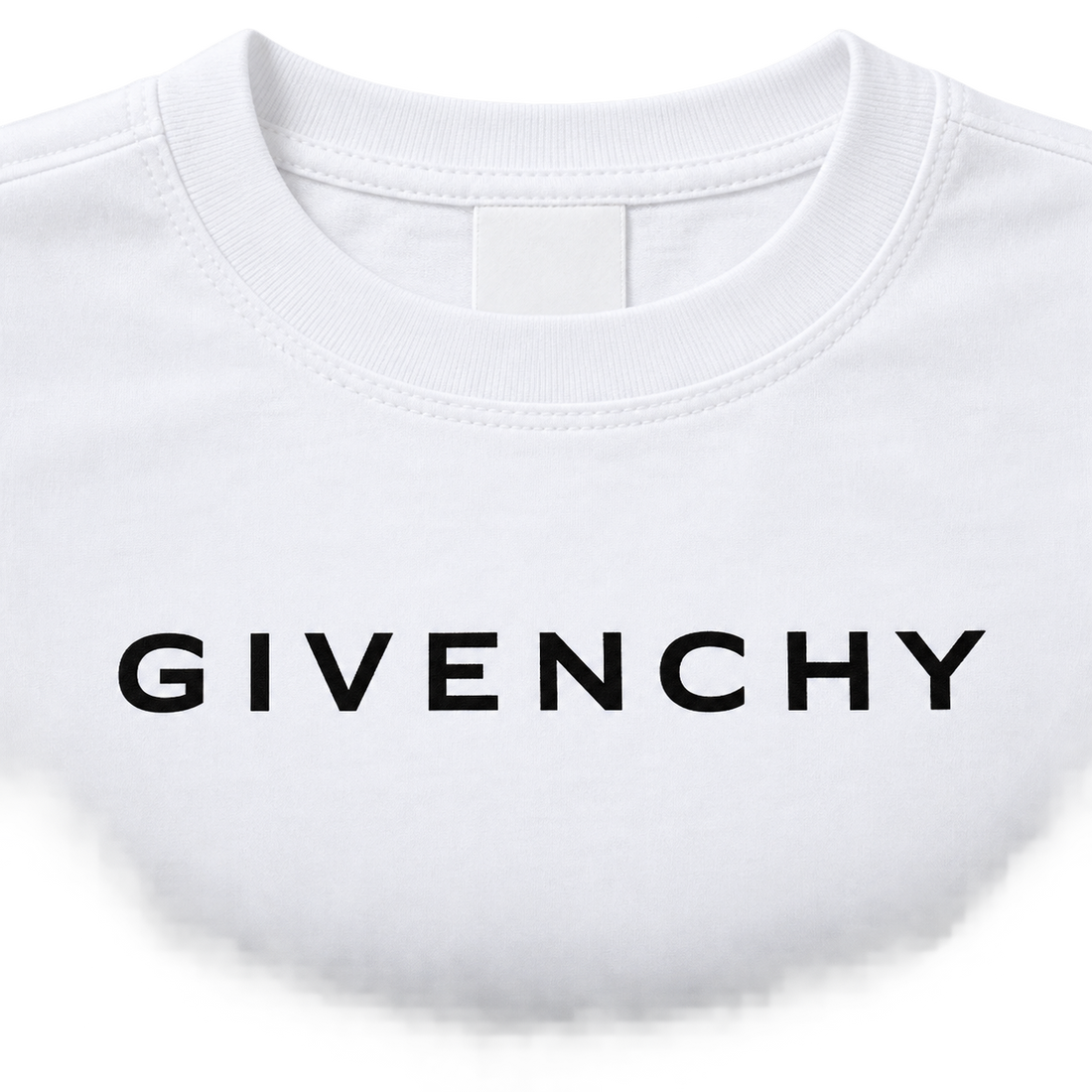 Youth Kids Givenchy Cotton T-Shirt in White — detail view