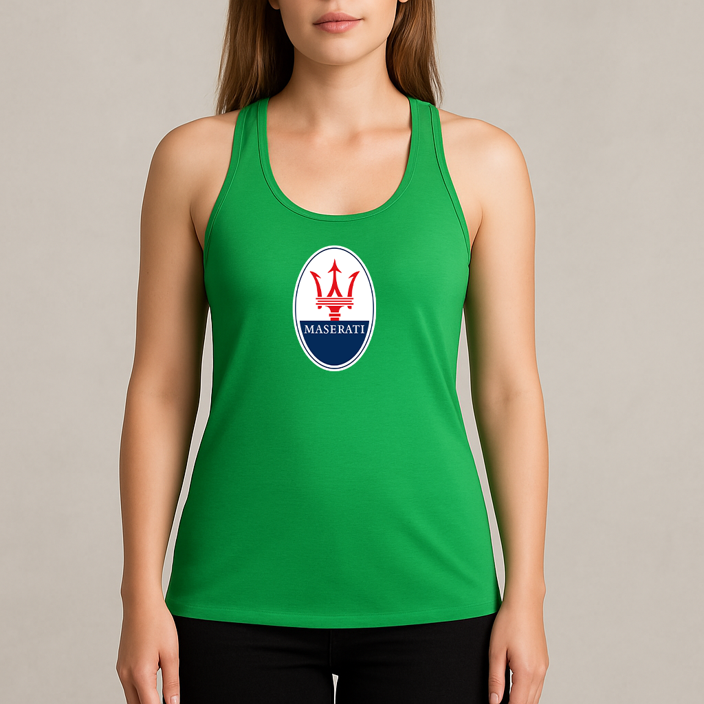 Women's Maserati Car Racerback Tank Top