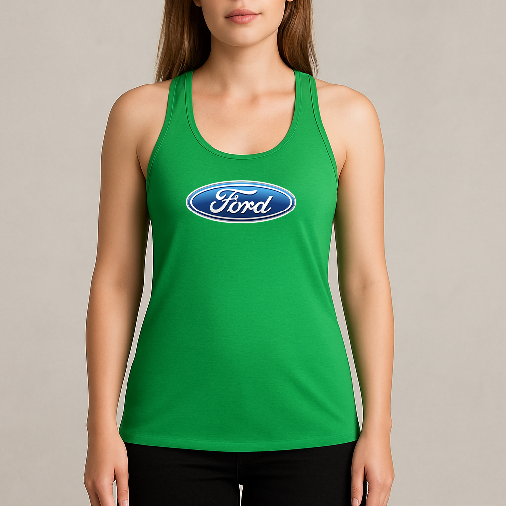 Women's Ford Car Racerback Tank Top