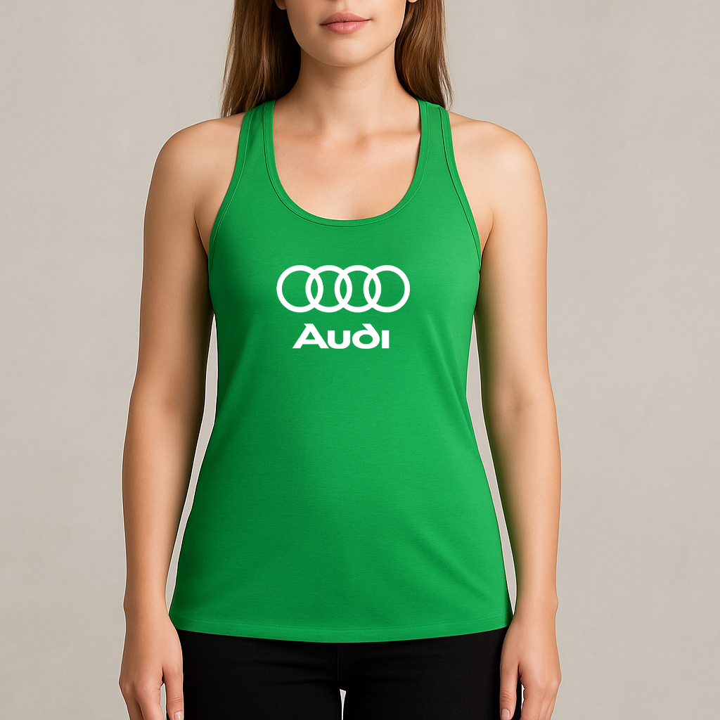 Women's Audi Motorsports Car Racerback Tank Top