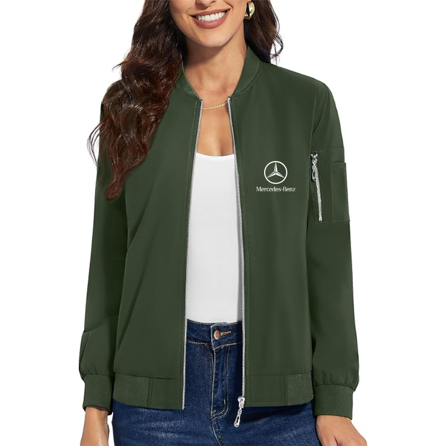 Women's Mercedes-Benz Luxury Car - Premium Bomber Jacket  Outerwear