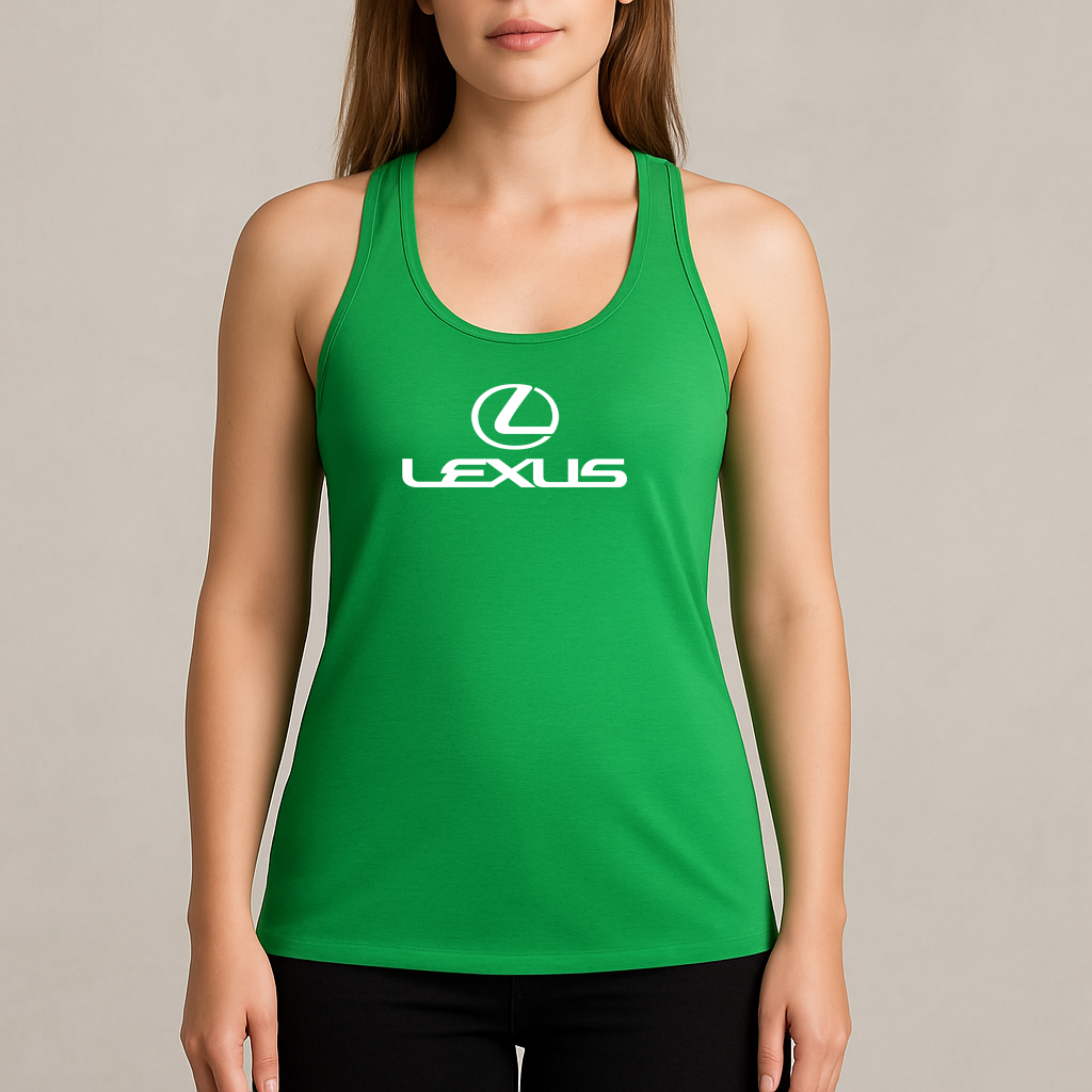 Women's Lexus Car Racerback Tank Top