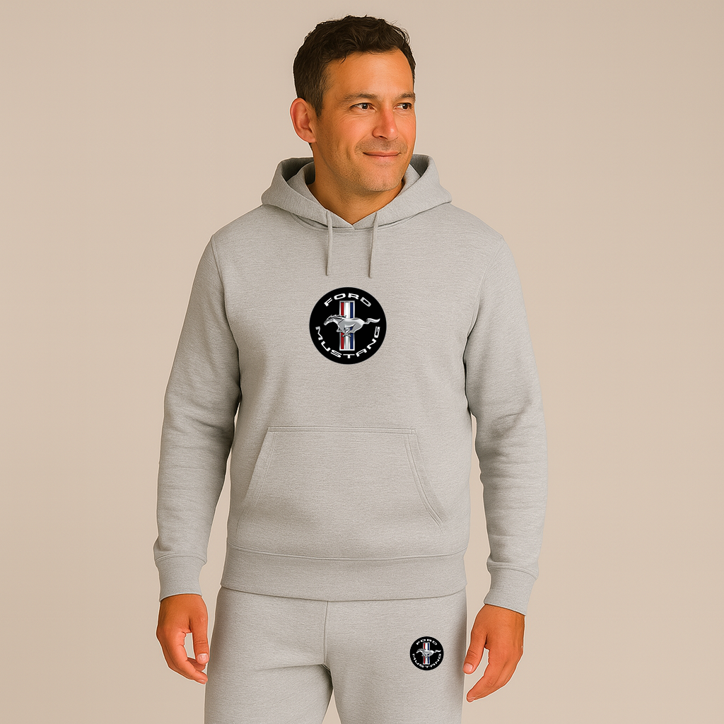 Men’s Ford Mustang Motorsport Supercars Hoodie Joggers Set