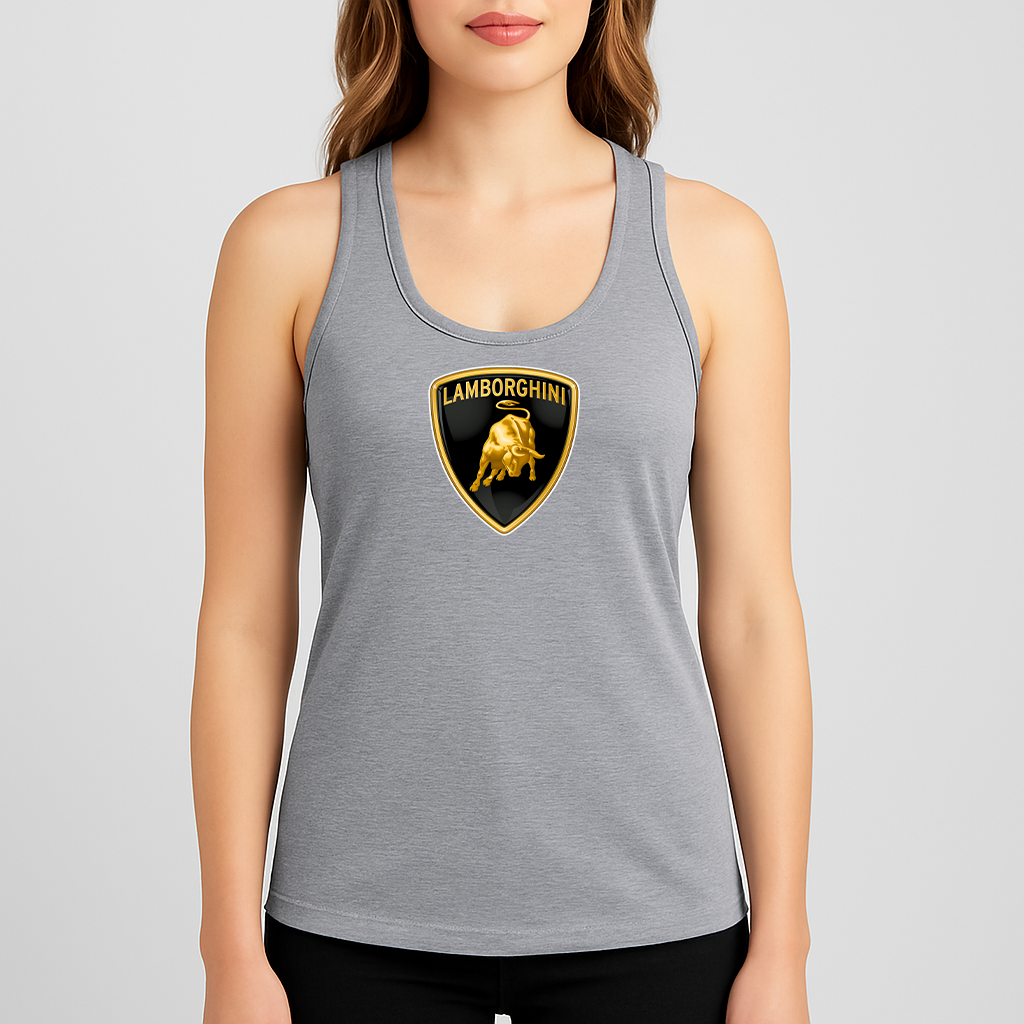 Women's Lamborghini Car Racerback Tank Top