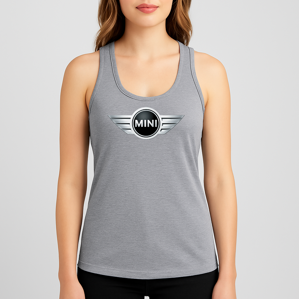 Women's Mini Cooper Car Racerback Tank Top
