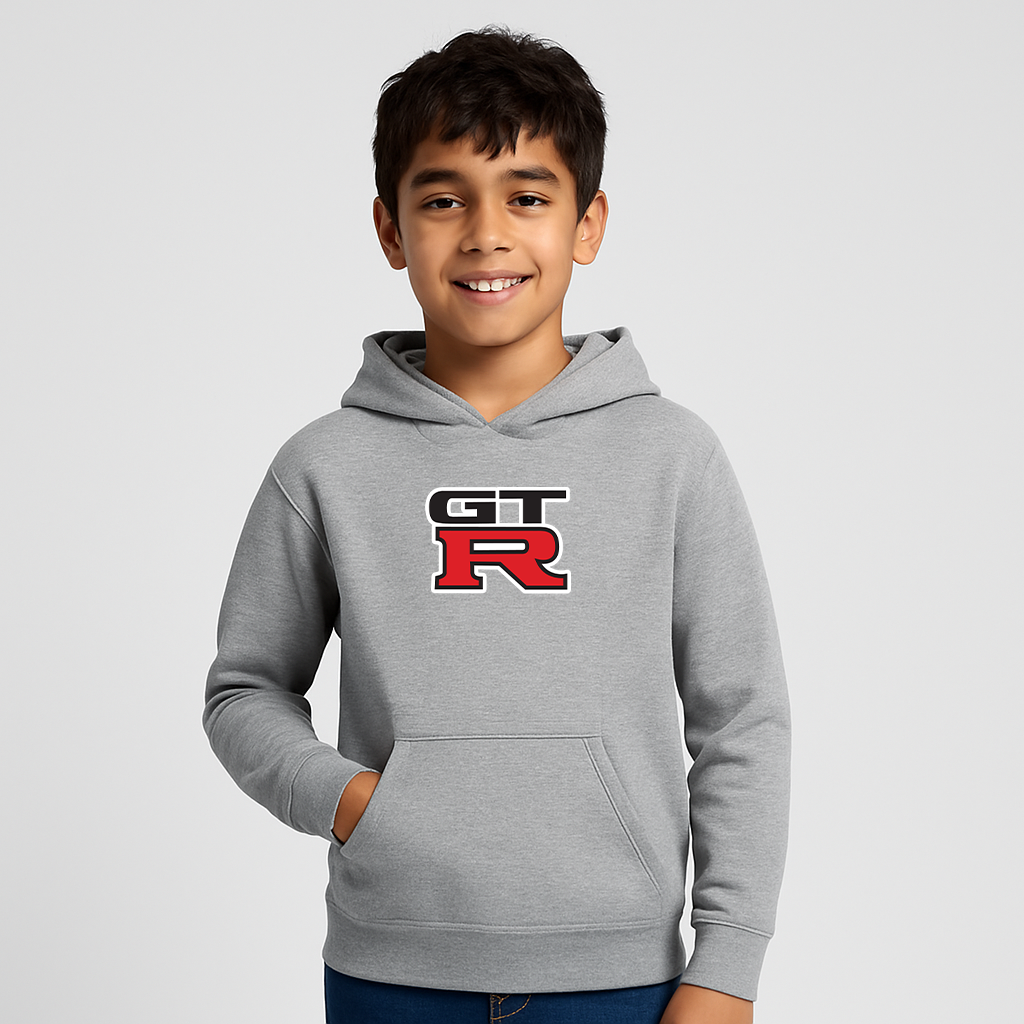 Youth Kids GTR Car Pullover Hoodie