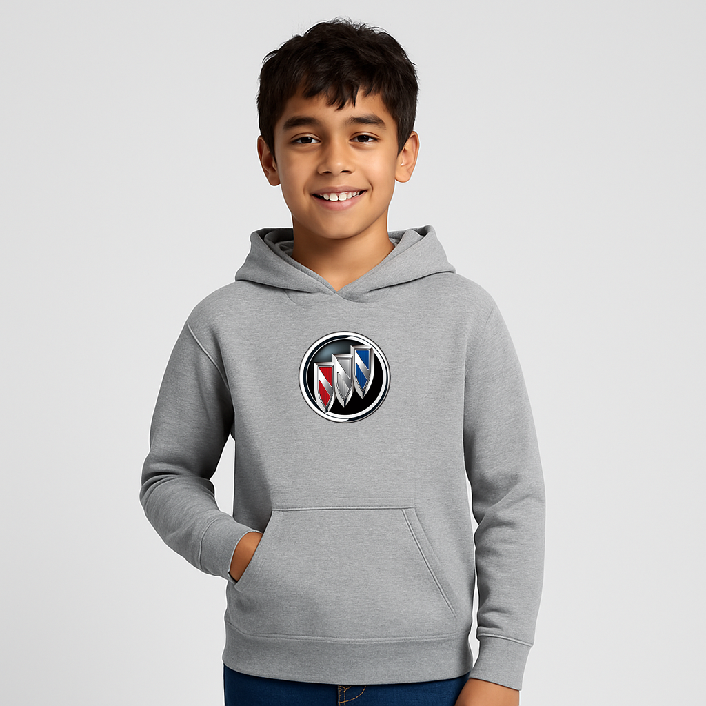 Youth Kids Buick Car Pullover Hoodie