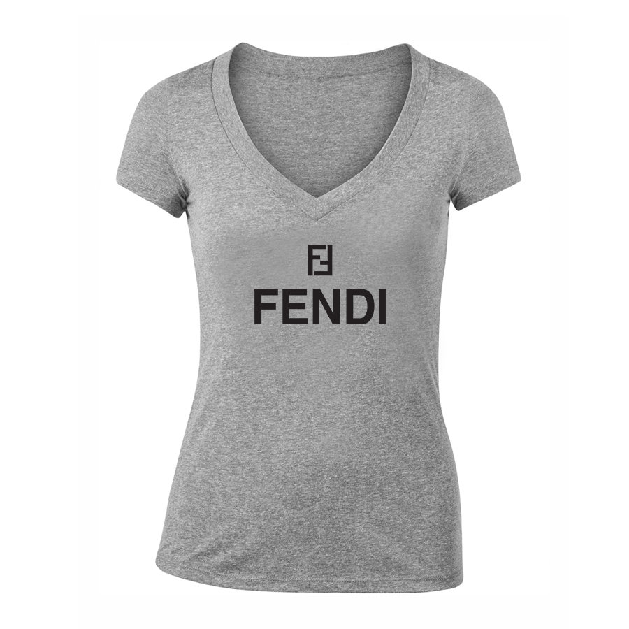 Women's Fendi V-Neck T-Shirt