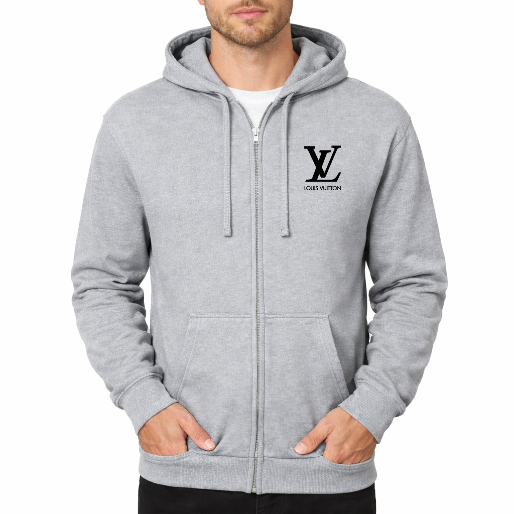 Men's Louis Vuitton Zipper Hoodie